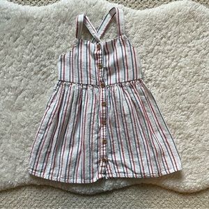 Red, White & Blue Stripe Dress